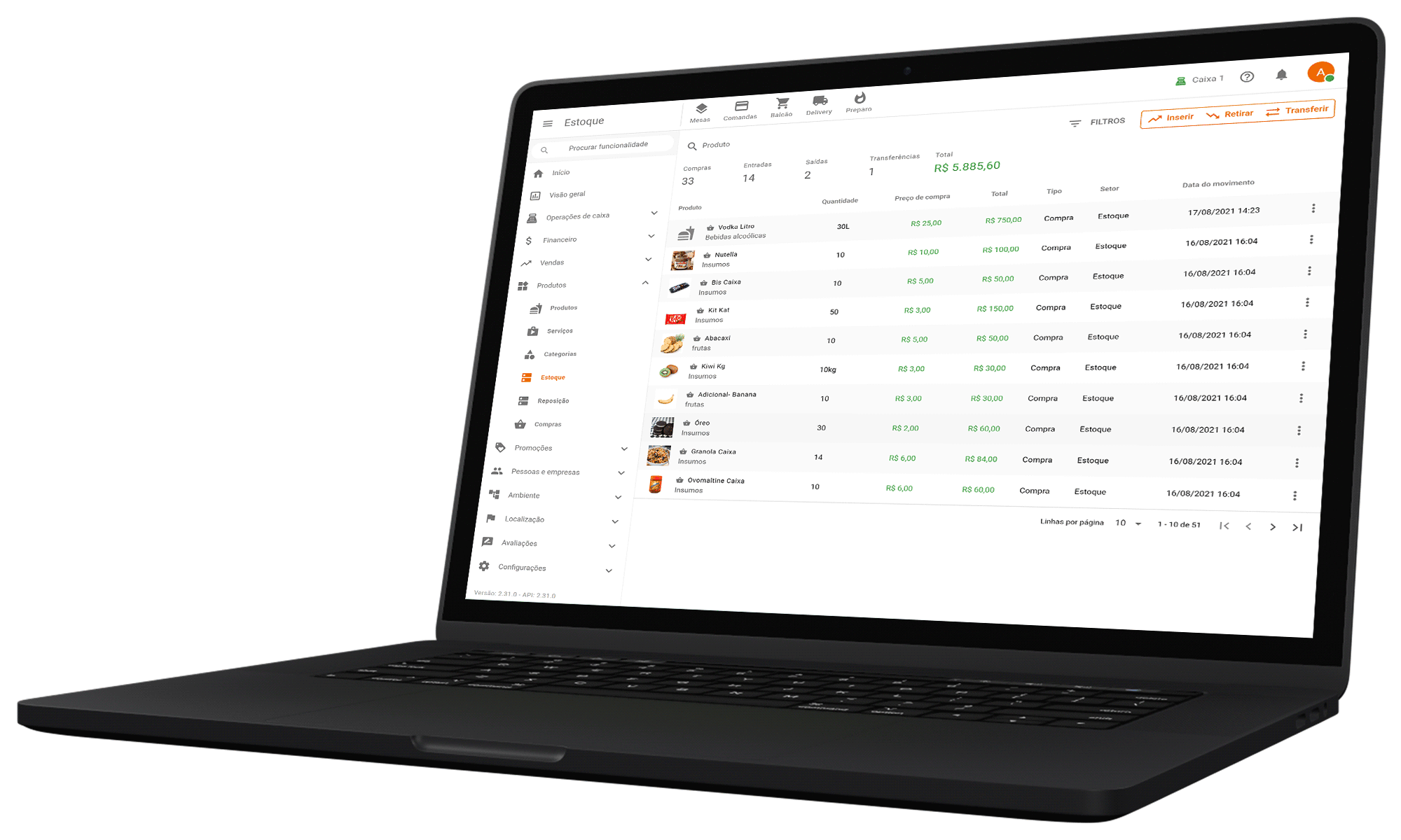 Automação na produção e controle de estoque, agilizando os processos