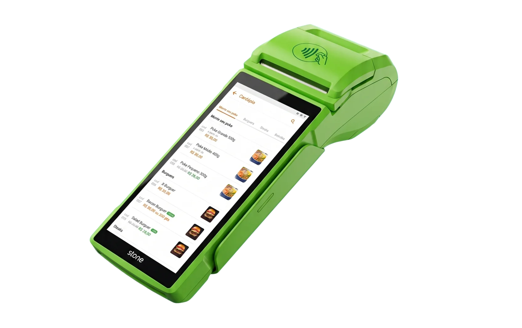 Terminal POS Stone com o GrandChef
